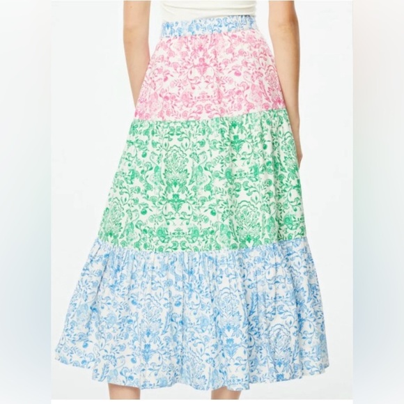 NWT Roller Rabbit Aitona Carlisa Maxi High Waisted Skirt Cottagecore Hippie S - Picture 5 of 10